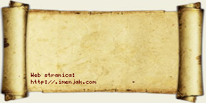 Natalija Tucović vizit kartica